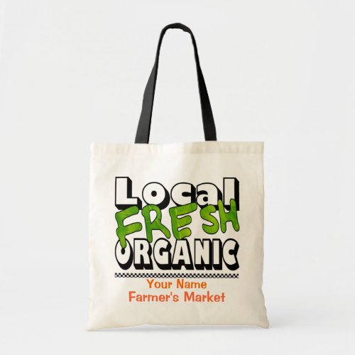 Local Fresh Organic Tote Bag