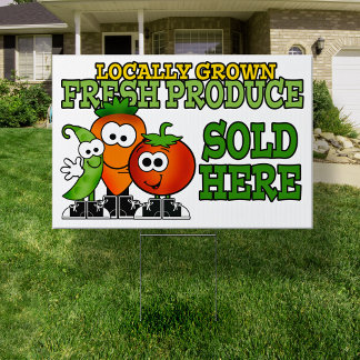 Local Fresh Produce Sign