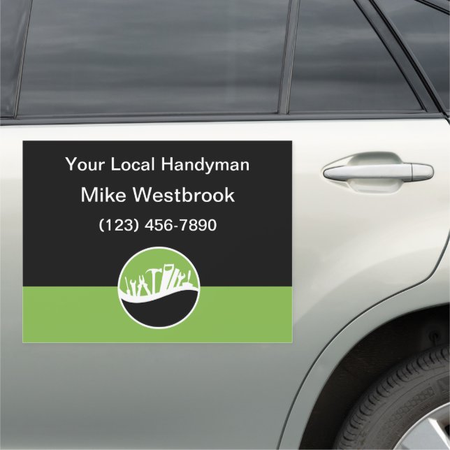 Local Handyman Mobile Car Advertising Magnets (In Situ)