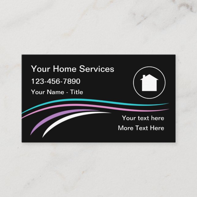 Local Home Services Business Cards  (Front)