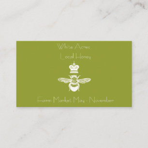 Local Honey Queen Bee Business Card
