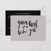 Local lash girl aftercare lash card (Front/Back)