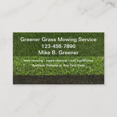 Local Lawn Service Best Business Cards