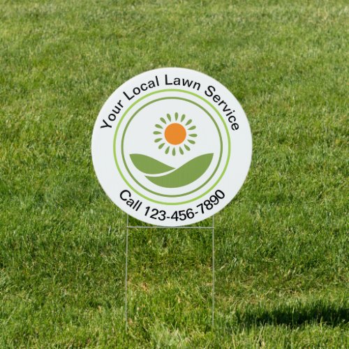 Local Lawn Service Yard Signs