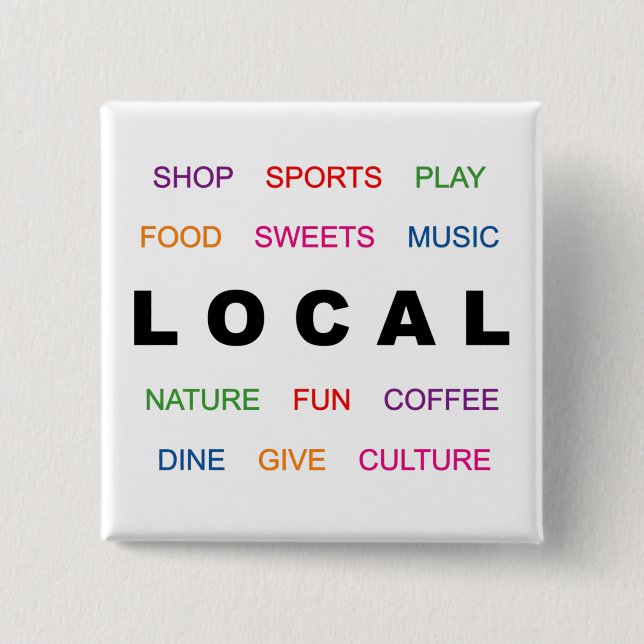 Local Living Button (Front)