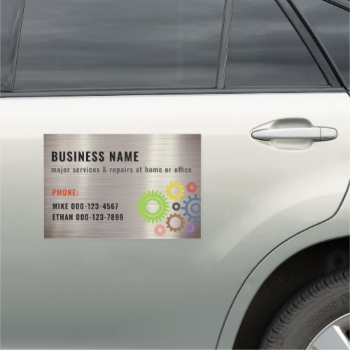 Local Mechanic Promotional Mobile  Car Magnet