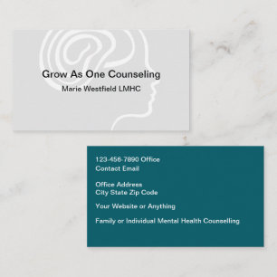 Local Mental Health Counseling Business Card