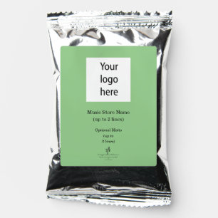 Local Music Store Sage Logo Coffee Drink Mix