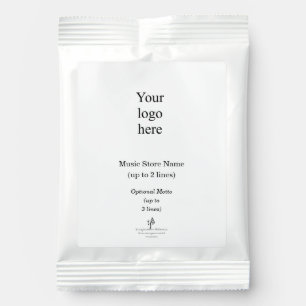Local Music Store White Logo Hot Chocolate Drink Mix