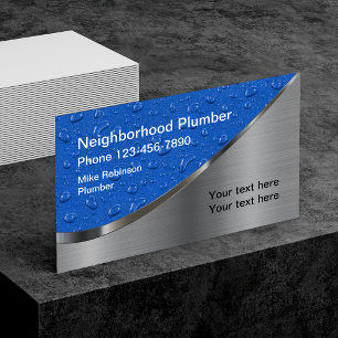 Local Neighborhood Plumber Business Card