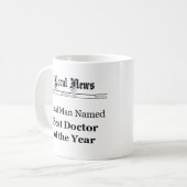 Local News Best Doctor Mug (For Him) (Front Left)