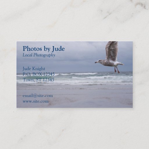 Customizable Photographer's Business Card