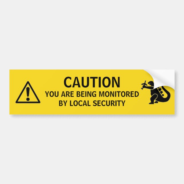 Local Security Bumper Sticker (Front)