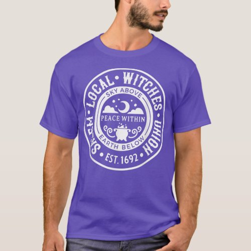 Local Witches Union Salem Women Witch Funny Hallow T_Shirt