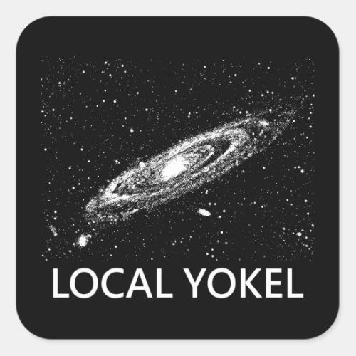 Local Yokel Square Sticker