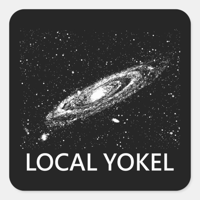 Local Yokel Square Sticker (Front)