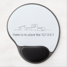 Localhost 127.0.0.1 Funny Programmer Mouse Pad
