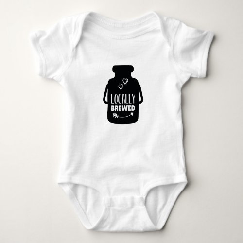 Locally Brewed Cute Baby Bodysuit