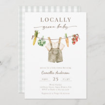 Locally Grow Farmers Market Baby Boy Clothesline
