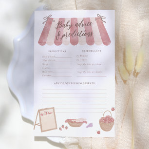 Locally Grown Baby Advice & Predictions Game