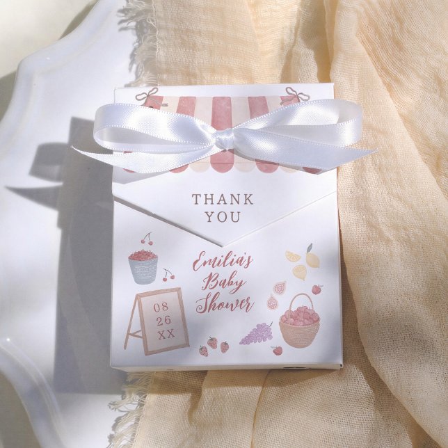 Locally Grown Baby Baby Shower Thank You Favor Boxes (Creator Uploaded)