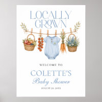 Locally Grown Baby Boy Farmers Market Welcome