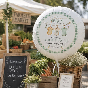 Locally Grown Baby Clothesline Baby Shower Balloon
