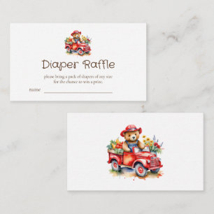 Locally Grown Baby Diaper Raffle Tickets Enclosure Card