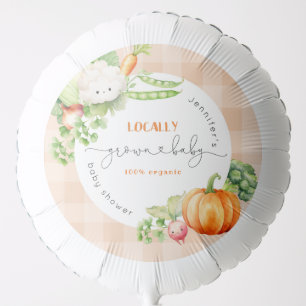 Locally grown baby fall Pumpkin farm baby shower Balloon