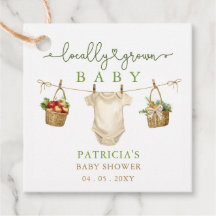 Locally Grown Baby Farmers Market Baby Shower