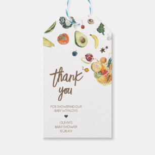 Locally Grown Baby Farmers Market Favor Tags