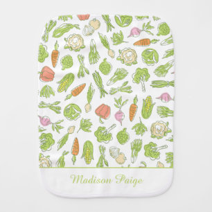 Locally Grown Baby Is On The Way Baby Shower Baby Burp Cloth