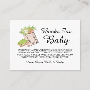 Locally Grown Baby Is On The Way Baby Shower Enclosure Card