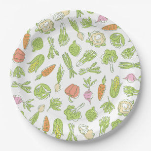 Locally Grown Baby Is On The Way Baby Shower Paper Plates