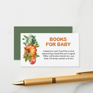 Locally Grown Baby Shower Books for Baby  Enclosure Card