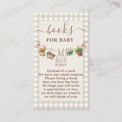 Locally Grown Baby Shower Books for Baby