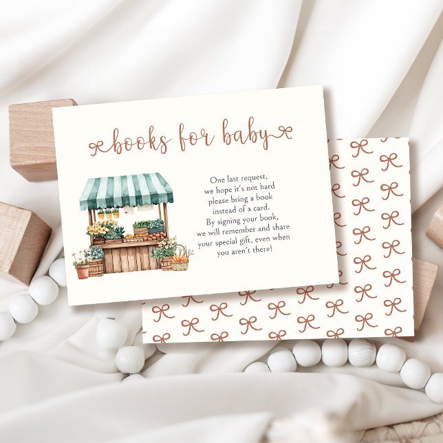 Locally Grown Baby Shower Books for Baby Enclosure Card (Creator Uploaded)