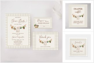 Locally Grown Baby Shower collection