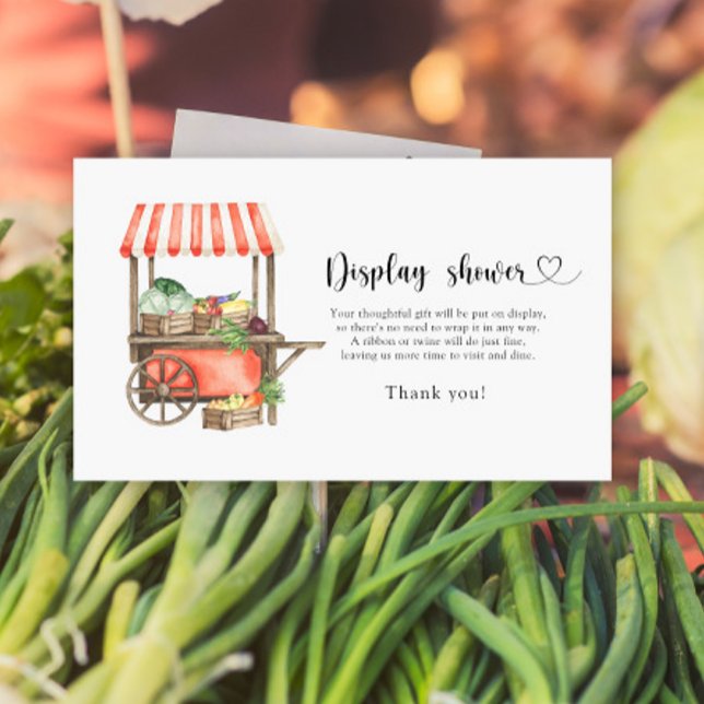 Locally grown baby shower - display shower card (Creator Uploaded)