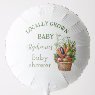 Locally Grown Baby Shower Farmers Market Balloon