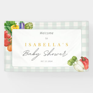 Locally Grown Baby Shower Farmers Market Banner