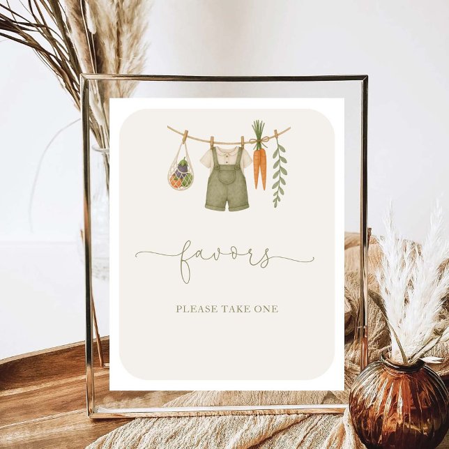 Locally Grown Baby Shower Favors Poster (Creator Uploaded)