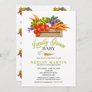 LOCALLY GROWN BABY Shower Invitation