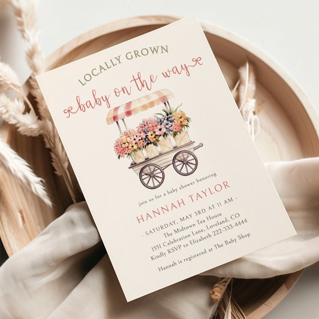 Locally Grown Baby Shower Invitation (Creator Uploaded)