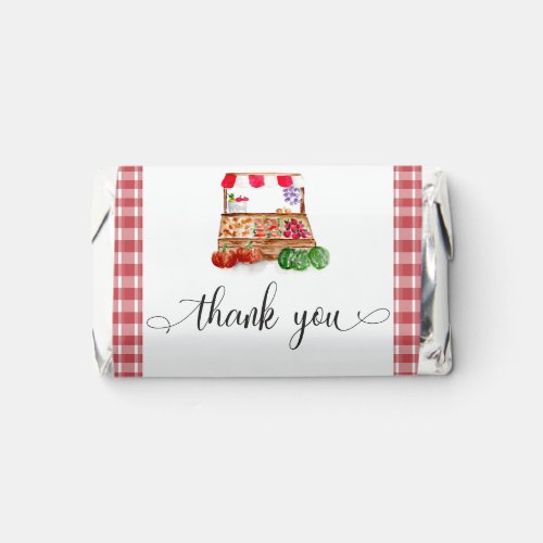 Locally Grown Baby Shower Market Stand Thank you