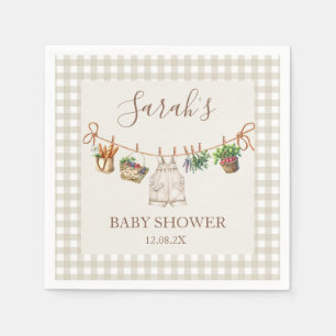 Locally Grown Baby Shower Napkins
