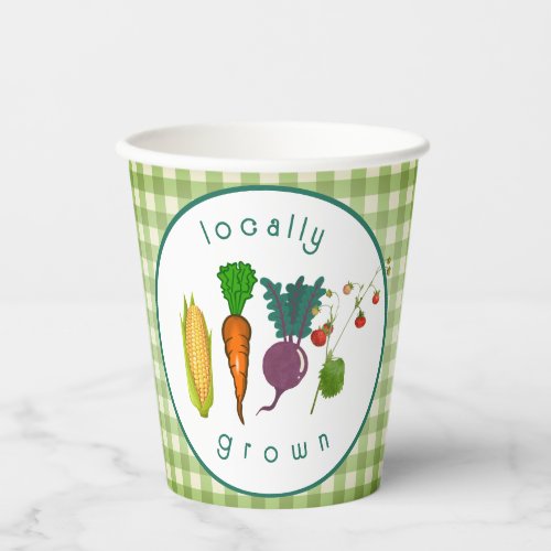 Locally Grown Baby Shower Paper cup