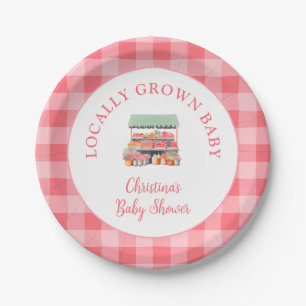 Locally Grown Baby Shower Paper Plates