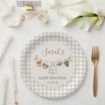 Locally Grown Baby Shower Paper Plates<br><div class="desc">Locally Grown Baby Shower Paper Plates</div>