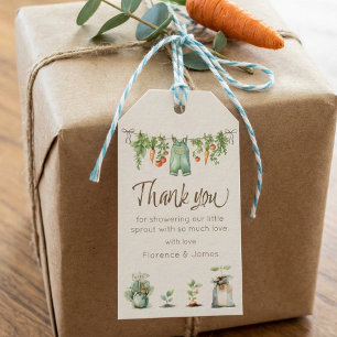 Locally Grown Baby Shower Party  Gift Tags